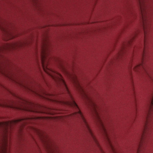 Per Metre Plain Cotton Canvas, 'Maroon' - 55" Wide