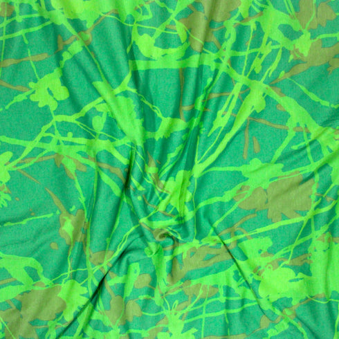 3 Metres Soft Cotton Fell Jersey 55" Wide - Green