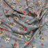3 Metres Printed Cotton Lawn, 'Grey Lillies' - 58" Wide