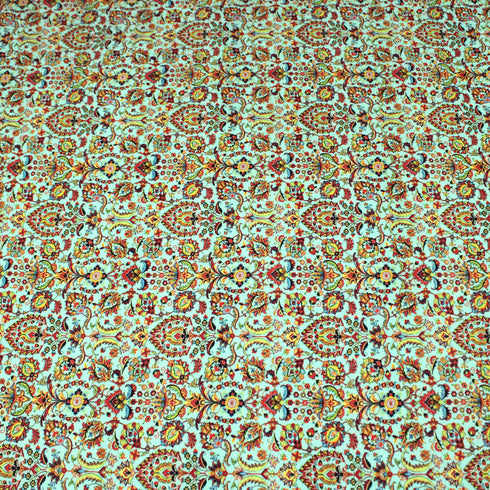 3 Metres, Soft Digital Crystal Crepe, -45" Wide- Green