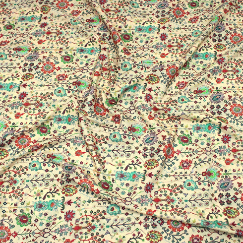 3 Metres, Soft Digital Crystal Crepe, -45" Wide- Yellow