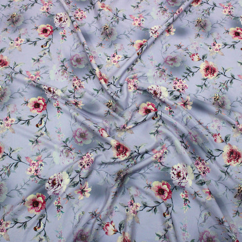 3 Metres, Soft Digital Crystal Crepe, -45" Wide- Lilac