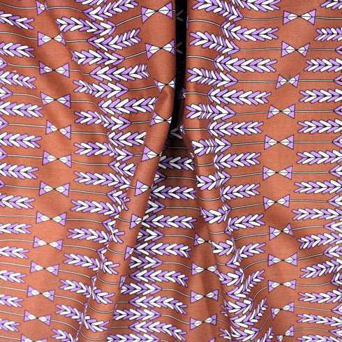 3 Metres, Premium Cotton Lawn - 60" Wide - Brown