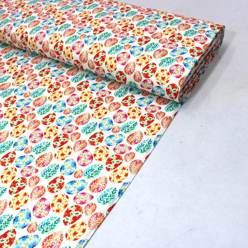 Per Metre Easter Digital Print 100% Cotton- 44" Wide- EGG