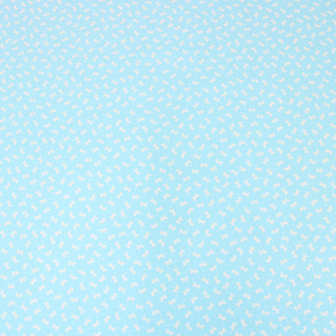 Sold Per Metre Digital Print 100% Cotton- 44" Wide- Light Blue