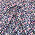 Sold Per Metre Digital Floral Print 100% Cotton - 44" Wide - Navy, Pink and Lilac