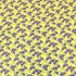 Sold Per Metre Digital Floral Print 100% Cotton - 44" Wide - Yellow & Purple