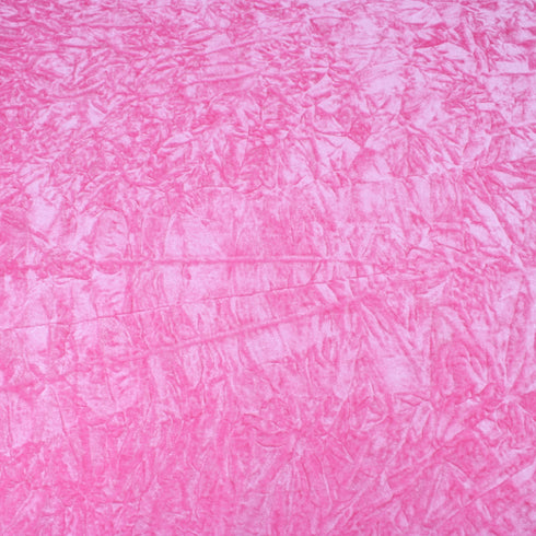 3 Metres, Premium Crushed velvet , 'Pink' - 60" Wide