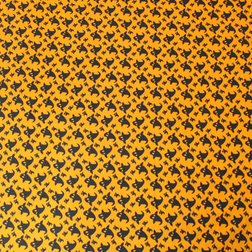 Sold Per Metre, Premium Quality Printed Halloween Cotton, 'Spooky' - 45" Wide