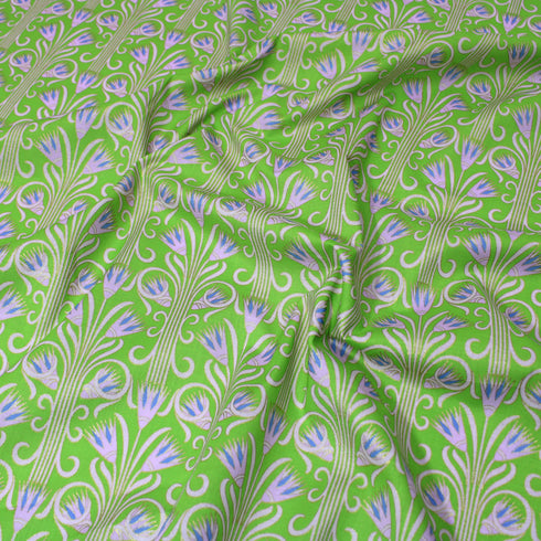 Per Metre, Premium Cotton Lawn - 55" Wide - Green