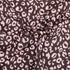3 Metres Cheetah Print PVC - 55" Wide - Chocolate Brown and Baby Pink