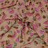 3 Metres Super Quality Floral 100% Viscose Fabric - 55" Wide - Coffee Brown