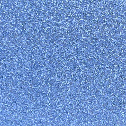 3 Metres Luxurious Embroidery Organza - 55 " Wide (Blue)