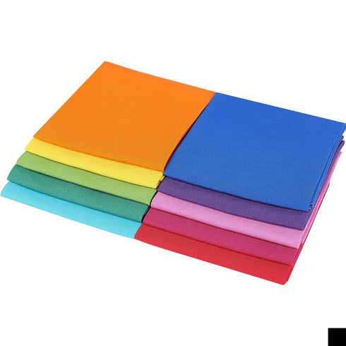 Plain Colours 100% Cotton Fabric Bundle- 10 Metres