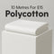 10 Metres Dressmaking Poly-Cotton - 55" wide (White)