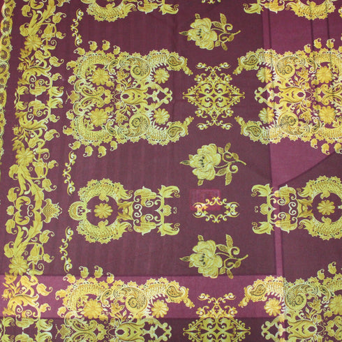 3 Metres Luxury Durable Lycra Effect Printed Jersey 55" Wide - Ancient