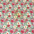 Per metre Quilting Cotton, 'Flowers' - 45" Wide