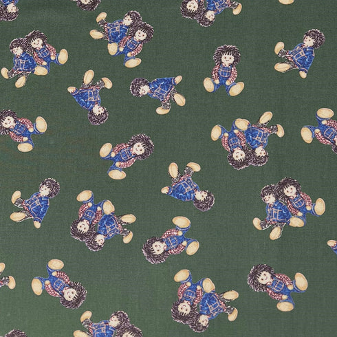 3 Metres, Printed Cotton Poplin, - 45" Wide - Doll