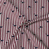 3 Metres Super Soft Cotton Poplin - 45" Wide - Maroon Lines