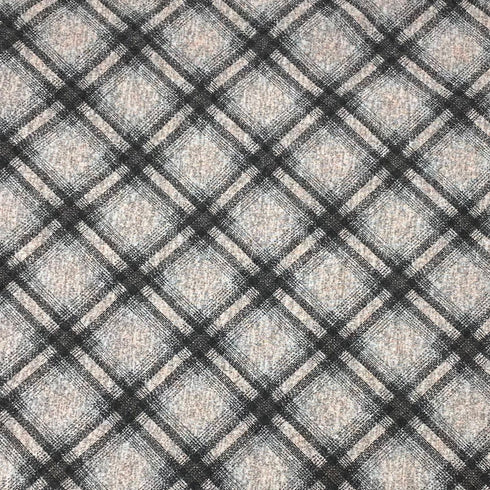 3 Metres Luxury Soft Printed Ponte Scuba - 55" Wide (Squares)