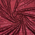 3 Metres - Luxurious Sequins On Net - 55" Wide - Maroon