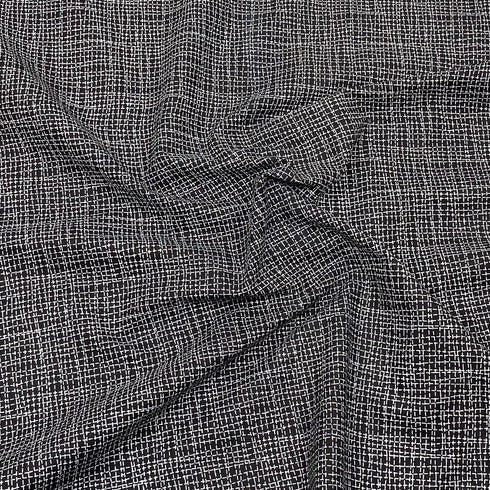 Per Metre, Digital Cotton Poplin - 60" Wide - Black & White