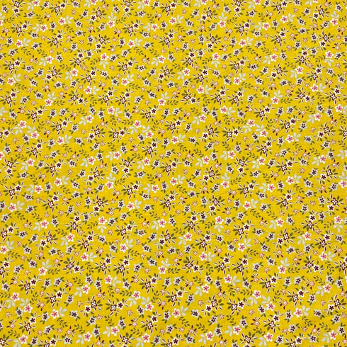 Per Metre, Digital Cotton Poplin - 60" Wide - Yellow
