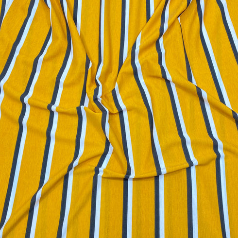 3 Metres Viscose blend Jersey, - 55" Wide - Stripes