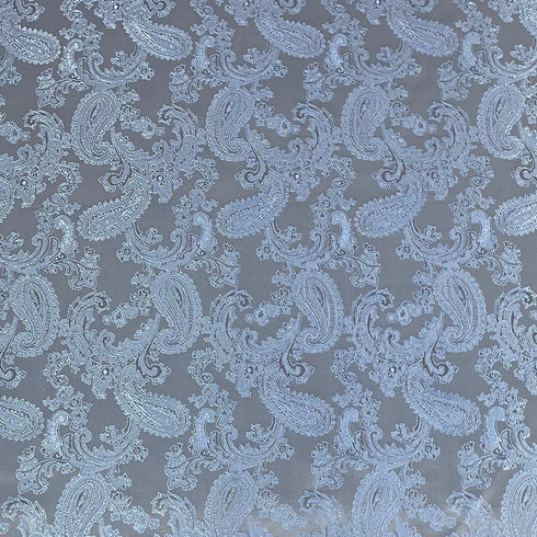 3 Metres Two Tone Jacquard Fabric 55" (Dark Blue)