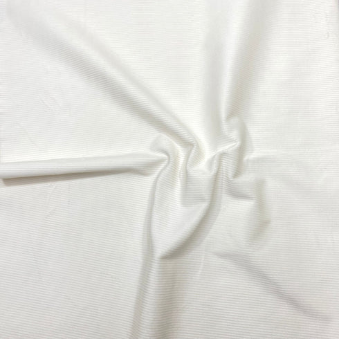 3 Metres Premium Soft Cotton Needle Corduroy- 55" Wide (White)