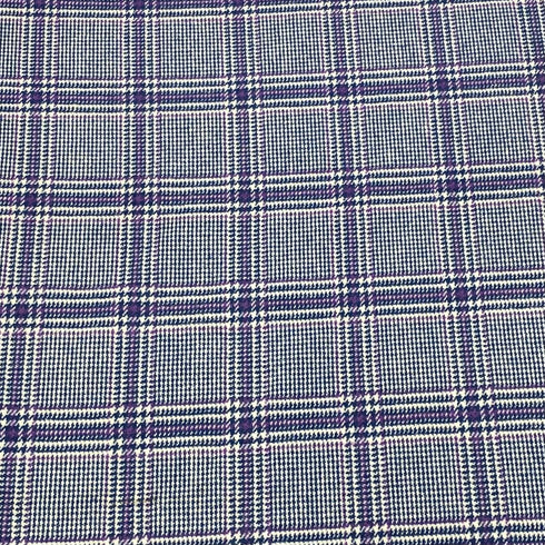 3 Metres Premium Wool Rich Fabric 55" Wide (Overcheck)