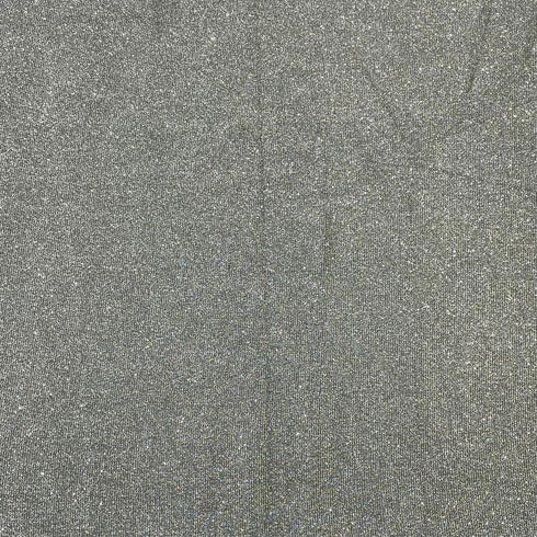 3 Metres, Premium Sparkle Glitter Stretch Moonlight 55’ Wide (Goldish Silver)
