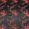 Per Metres Oriental Chinese Brocade - 45" Wide - (Black & Red)