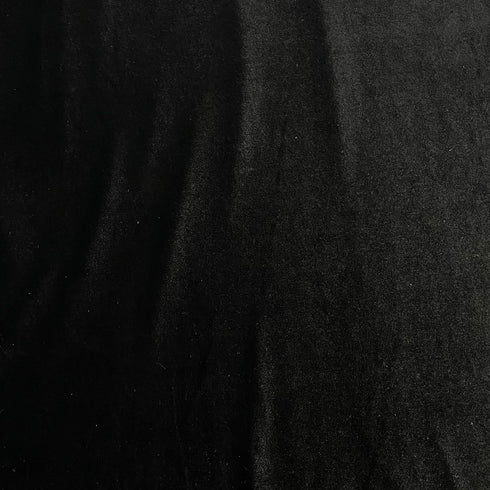 3 Metres Super Smooth Spandex Velvet 60" Wide (Black)