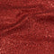 Cotton Backed Chunky Glitter Fabric- Red