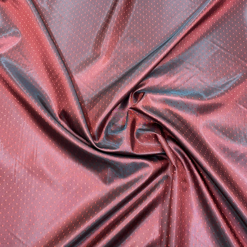 3 Metres Two Tone Jacquard Fabric 55" (Red Dots)