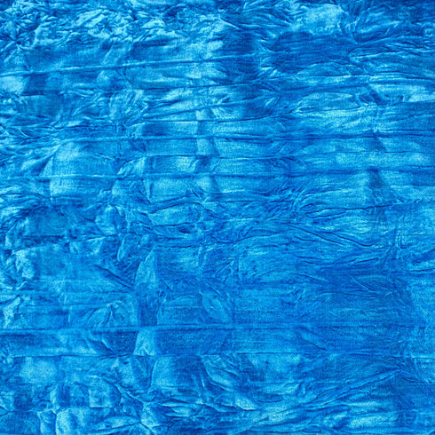 3 Metres Crushed Spandex Velvet 55" Wide (Blue)