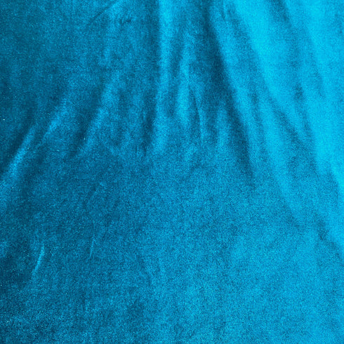 3 Metres Super Soft Spandex Velvet 55" Wide (Teal)