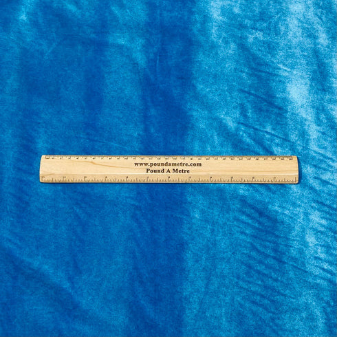 3 Metres Super Soft Spandex Velvet 55" Wide (Blue)