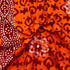 2.9 Metres Premium Quality 100% Cotton Batik - 45" Wide - (Bright Orange)