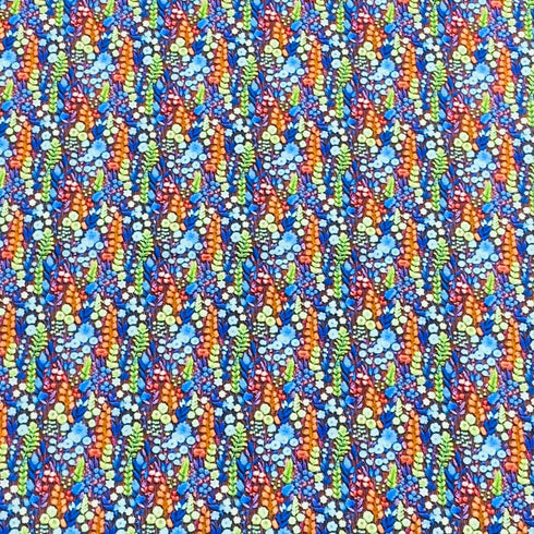 Luxury Dressmaking 100% Digital Printed Cotton Lawn- 55" (Garden)