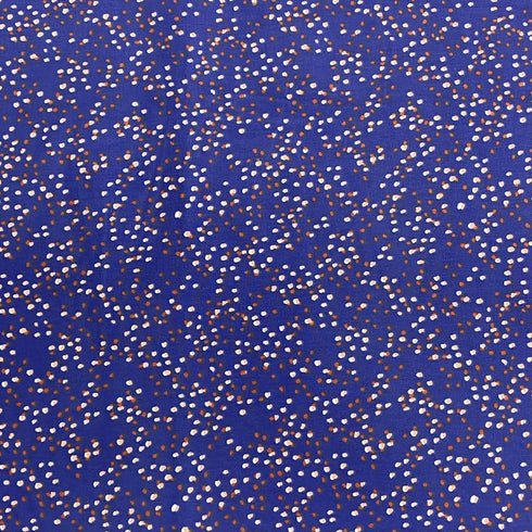 3 Metres Super Soft Printed Poplin Cotton - 63" Wide (Night)