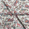 Per Metre Printed Cashmere Effect Crepe Fabric- 45" Wide (Grey Paisley)