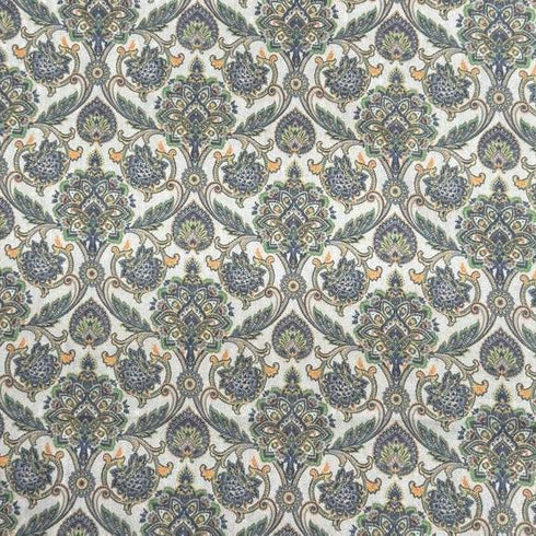 Per Metre Printed Cashmere Effect Crepe Fabric- 45" Wide (Bloom)