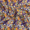 3 Metres Premium Cotton Lawn With Sateen Finish - 45" Wide - Purple & Orange