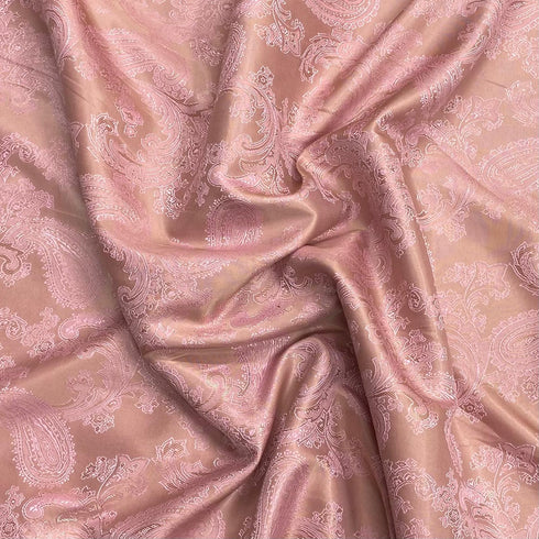 3 Metres Two Tone Jacquard Fabric 55" (Salmon)