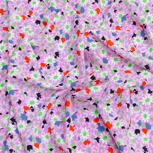 3 Metres Luxurious Solara Crepe 55" Wide (Pink)