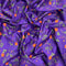 3 Metres Premium Cotton Lawn With Sateen Finish - 55" Wide - Purple Flowers