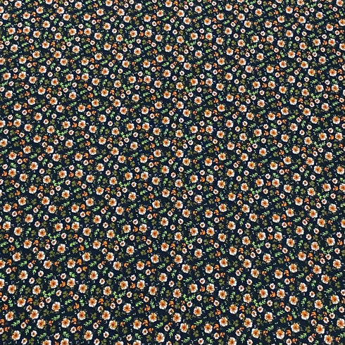 3 Metres, Premium Quality, Printed Dressmaking Viscose - 55" Wide (Anemone)