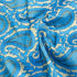 Per Metre Luxury Paisley Brocade- 55” Wide (Blue & Gold)